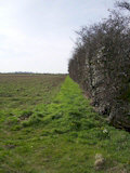 The start of footpath Huttoft 14.