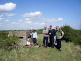 Coffee stop next to pillbox.